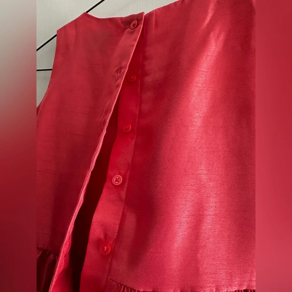 Coral Sequin party dress